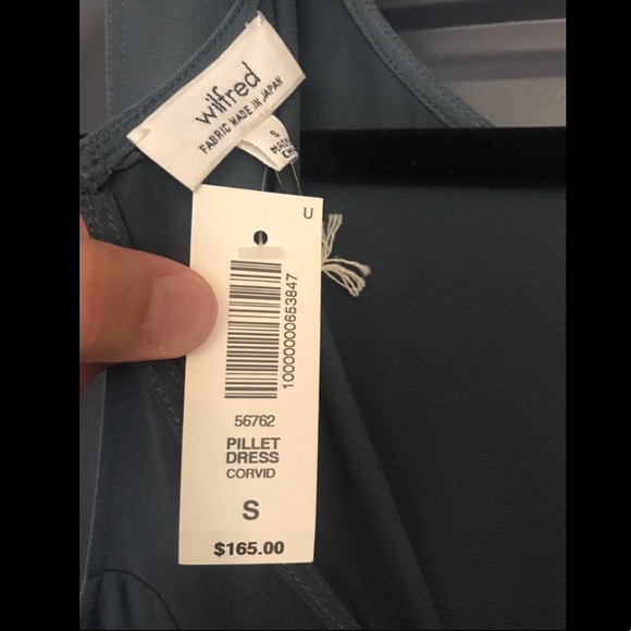 NWT Wilfred Pillet Shift Dress in Slate Blue - Picture 11 of 11